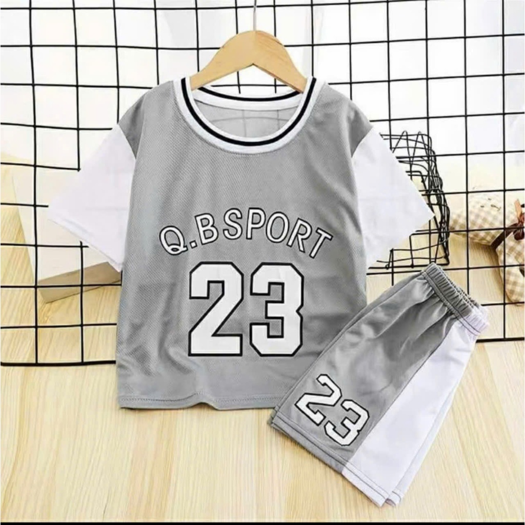 Bộ Quần Áo Thể Thao Trẻ Em Q.B SPORT 23 – Thoáng Mát, Năng Động Cho Bé