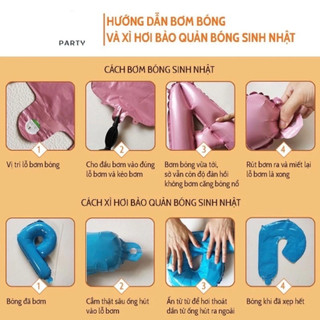 Tổng Hợp Combo Set Bóng Trang Trí Sinh Nhật Cho Bé, Set Bóng Sinh Nhật Happy Birthday - DF10