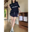 Set Quần Áo Nữ Kẻ 3 Sọc Áo Cộc Tay Và Quần Short❤️