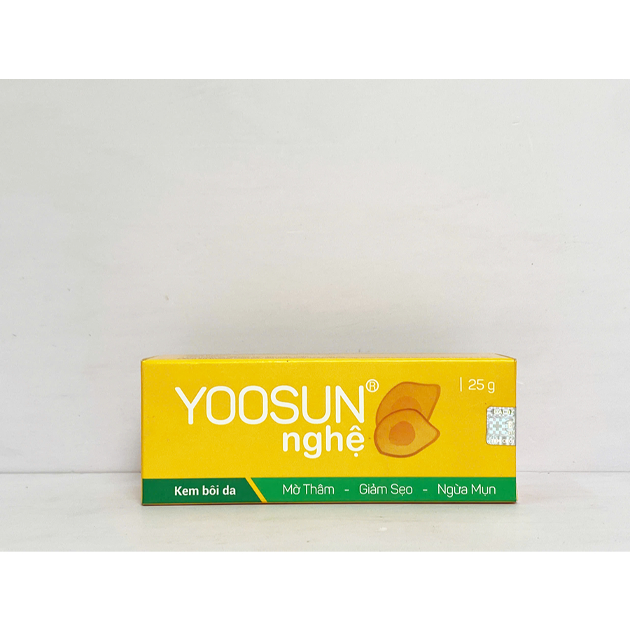 Kem YOOSUN Nghệ, Hỗ Trợ Giúp Ngừa Mụn, Mờ Sẹo Thâm Do Mụn, Dưỡng Da, Typ 25g