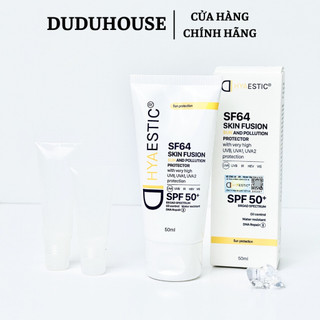 Kem Chống nắng Hyaestic Skin Fusion SPF64 Sun And Pollution Protector SPF50+ 50ml Duduhouse