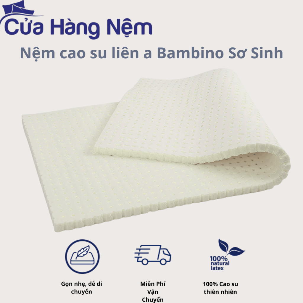 Nệm Cao Su Liên Á Bambino Sơ Sinh