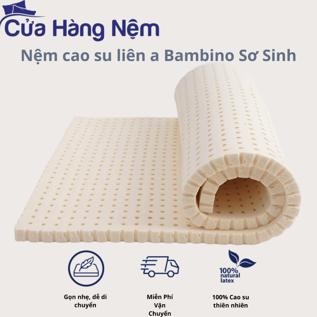 Nệm Cao Su Liên Á Bambino Sơ Sinh
