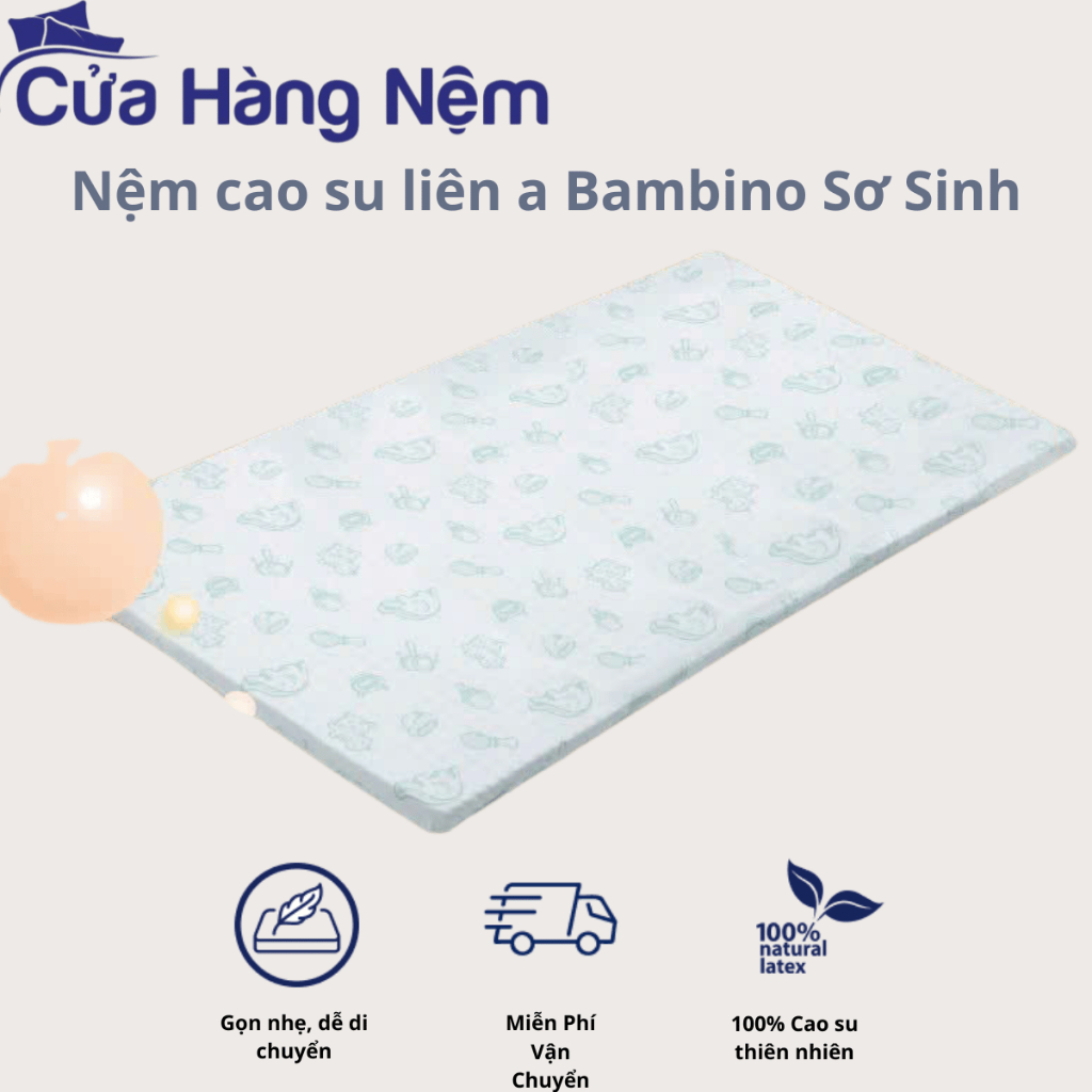 Nệm Cao Su Liên Á Bambino Sơ Sinh