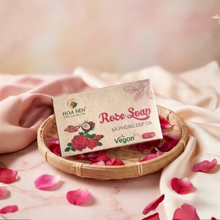 Xà Phòng Làm Đẹp Da Hương Hoa Hồng - Hoa Nén - Rose Soap - Sáng da, mềm mịn, thơm quyến rũ 100gr