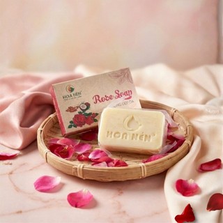 Xà Phòng Làm Đẹp Da Hương Hoa Hồng - Hoa Nén - Rose Soap - Sáng da, mềm mịn, thơm quyến rũ 100gr