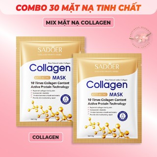 Mặt Nạ Dưỡng Da, Mặt Nạ Dưỡng Trắng Da Cấp Ẩm Mờ Thâm Bổ Sung Colagen Tinh Chất Vitamin Serum Trái Cây Mask Giấy Đắp Mặt