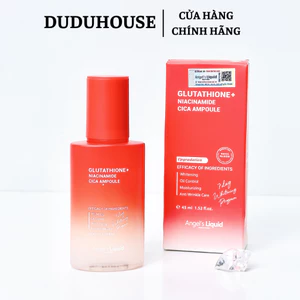 Tinh Chất Angel's Liquid Glutathione +10% Niacinamide Cica Ampoule Serum Làm Trắng, Kiềm Dầu 45ml