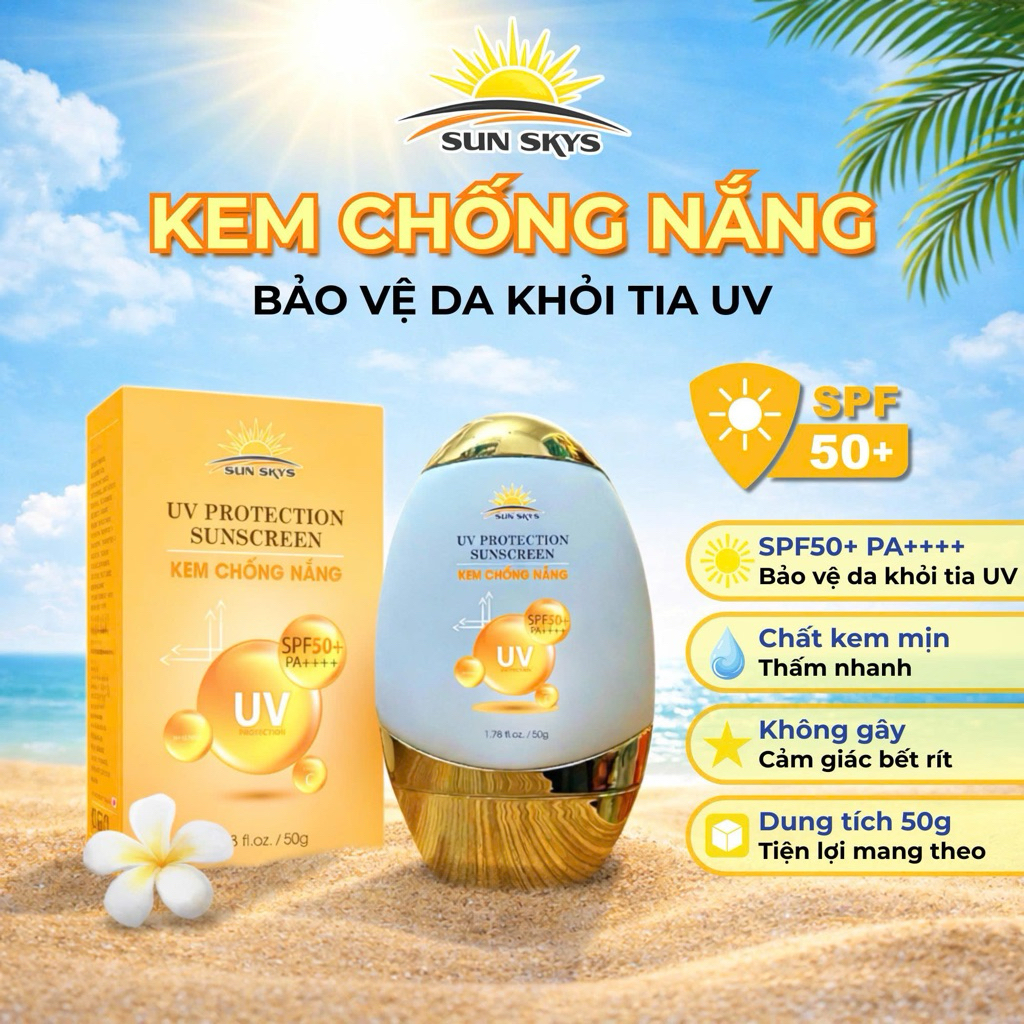 Phiên bản nâng cấp mẫu mã mới kem chống nắng phân khúc tầm cao