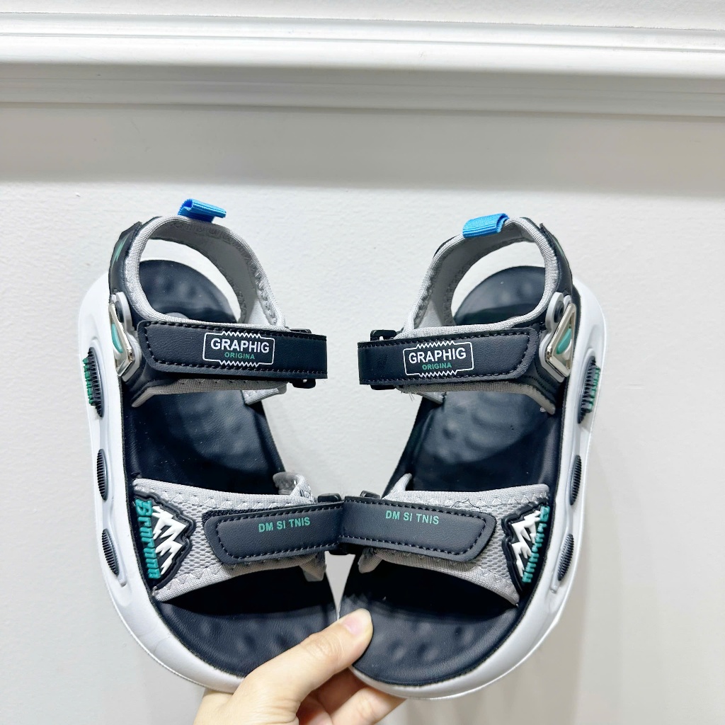 [M172] (Form Nhỏ Tăng 1 Size) Sandal Bé Trai Phong Cách Thể Thao Cao Cấp - Dép Quai Hậu Cho Bé Đi Học, Đi Chơi Siêu Nhẹ