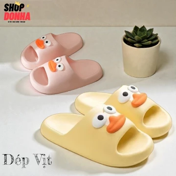 Dép nữ xinh, dép mang nhà dễ thương, dép nữ kiểu xỏ ngón quai ngang dáng bánh mì đế mềm cute