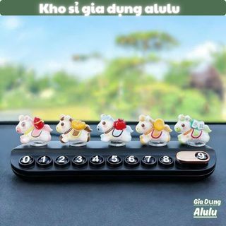 Bảng Số Điện Thoại Trang Trí Taplo Ô Tô Hình Ngựa Cute Dạ Quang, Bảng SĐT Để Xe Hơi Tạm Thời – Kho Sỉ Gia Dụng Alulu