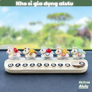 Bảng Số Điện Thoại Trang Trí Taplo Ô Tô Hình Ngựa Cute Dạ Quang, Bảng SĐT Để Xe Hơi Tạm Thời – Kho Sỉ Gia Dụng Alulu