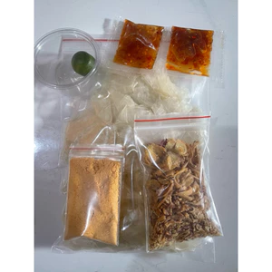 250G Bánh Tráng Dẽo Ủ Bơ Kèm Muối(Nhuyễn-Sặc) Hành Phi , Tắc