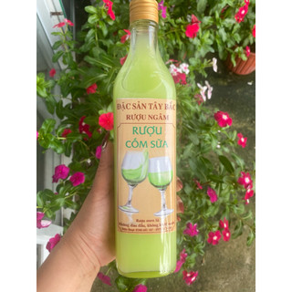 R ượu Cốm sữa 28Vol chai Thuỷ Tinh Thơm ngon đến giọt cuối cùng.chú ý Để lâu rượu sẽ tách ra làm 2 màu