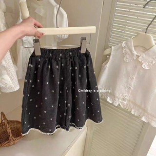 Set áo bèo quần bi dáng sớ cho bé gái