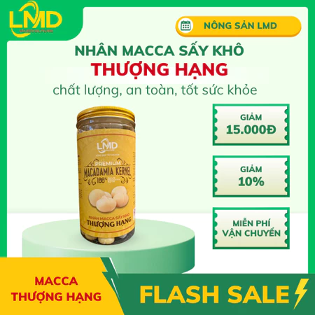 Nhân Macca Sấy Khô Thượng Hạng,[Nông sản Tây nguyên LMD] Size Đại 26 trở lên