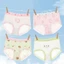 MIX HÌNH Combo 4 quần chíp su lụa cao cấp, quần lót cho bé gái mềm mịn mát, an toàn