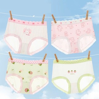 [S06 Hàng cao cấp kháng khuẩn 10A] MIX HÌNH Combo 4 quần chíp su lụa cao cấp, quần lót cho bé gái mềm mịn mát, an toàn