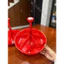 Máng tập ăn tròn 30cm cho heo con - nhựa nguyên sinh cao cấp màu đỏ