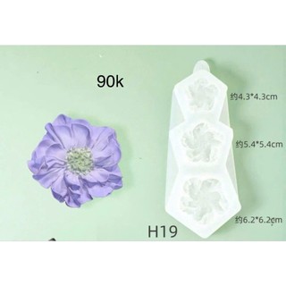 Set 6 khuôn silicon Hồng Hàn Quốc (mẫu 2)