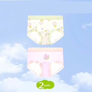 [S06 Hàng cao cấp kháng khuẩn 10A] MIX HÌNH Combo 4 quần chíp su lụa cao cấp, quần lót cho bé gái mềm mịn mát, an toàn