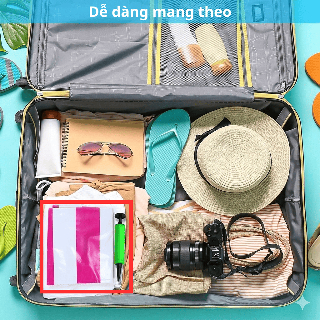 [TẶNG BƠM] Ghế Phao Bơi, Phao Nổi, Áo Phao Đa Năng Gấp Gọn, Đồ Đi Biển, Đồ Bơi Cho Người Lớn Thư Giãn Nổi Trên Mặt Nước