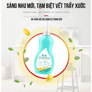 (COMBO 5) NƯỚC TẨY ĐÁY NỒI 150ML - Làm Sạch Vết Cháy, Mảng Bám Lâu Ngày