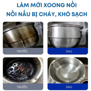 (COMBO 5) NƯỚC TẨY ĐÁY NỒI 150ML - Làm Sạch Vết Cháy, Mảng Bám Lâu Ngày