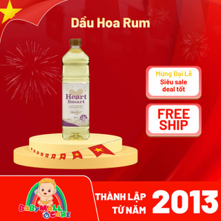 Dầu Hoa Rum Heart Smart Plenty Úc 750ml High Oleic Safflower Oil Giàu Omega Babymall & Care