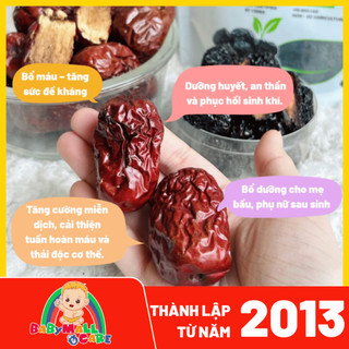 Táo Đỏ Hữu Cơ AnBio Organic Jujube – Không Hóa Chất, Không Lưu Huỳnh, Giàu Dưỡng Chất – Gói 450g
