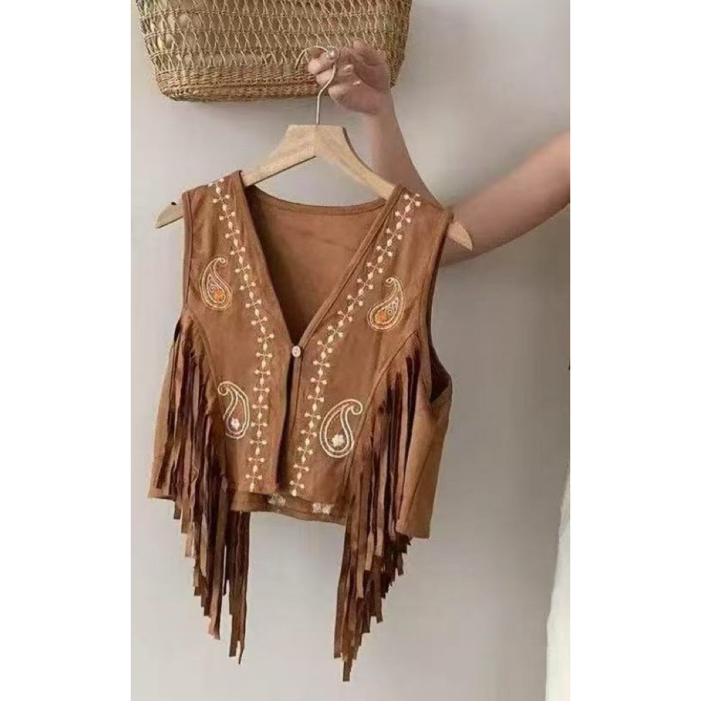 Áo Ghi Lê Phong Cách Bohemian Phiên bản mới 2026 Thời Trang Nữ Quảng Châu Cao Cấp