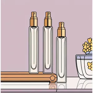 G203_ Lọ 10ml size nhỏ chất liệu thủy tinh