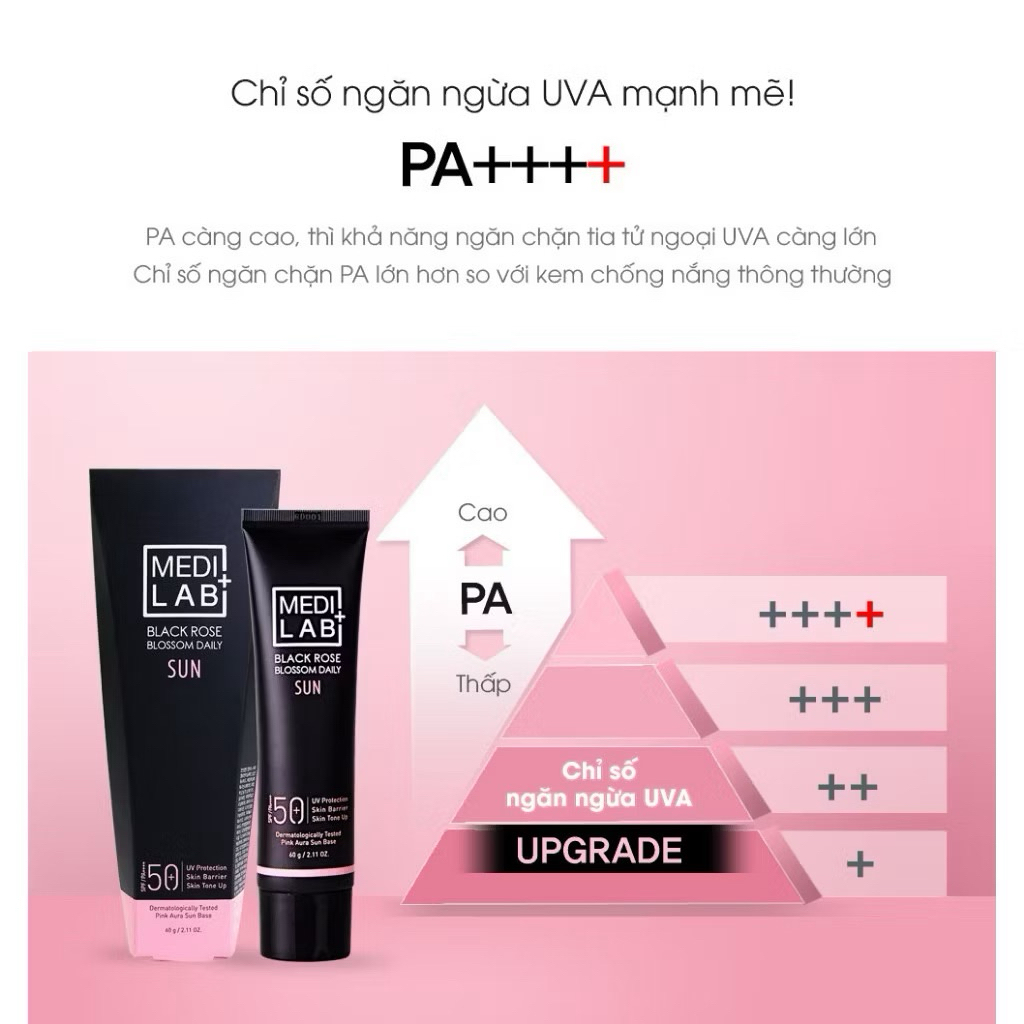 Kem chống nắng Daycell Tinh chất Hoa Hồng Đen 60gr