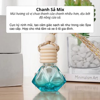 Tinh Dầu Nguyên Chất Treo Thơm Phòng, Treo Tủ Áo, Treo Xe Hơi - Khử Mùi, Thơm Phòng, Đuổi Muỗi