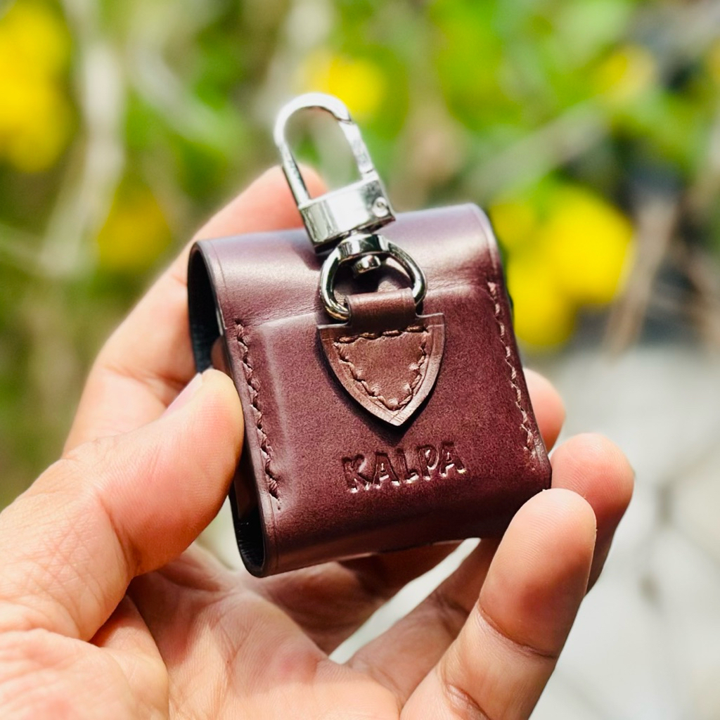 [Handmade] Case AirPod 1, 2 - Bao da đựng Airpod, da thật, may thủ công