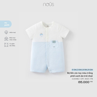0-9m | Nous Bộ liền cộc cao cấp cho bé trai và bé gái chất liệu mềm mịn mỏng nhẹ an toàn với da bé mặc mùa hè