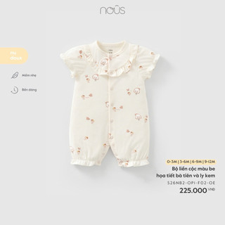 0-9m | Nous Bộ liền cộc cao cấp cho bé trai và bé gái chất liệu mềm mịn mỏng nhẹ an toàn với da bé mặc mùa hè