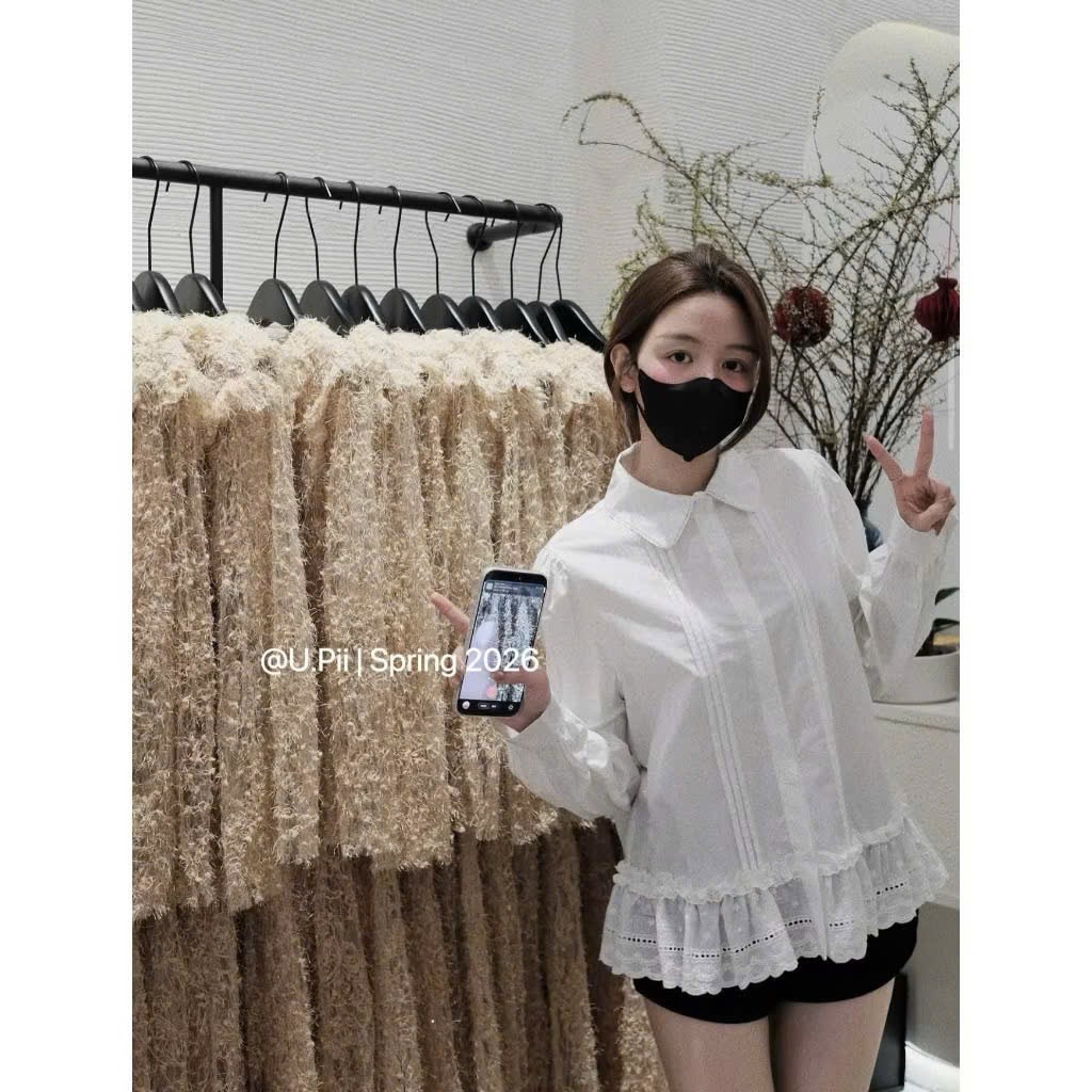 [Hàng Mới] Áo Sơmi dài tay cổ bẻ phối viền hàng QC 3860 A087