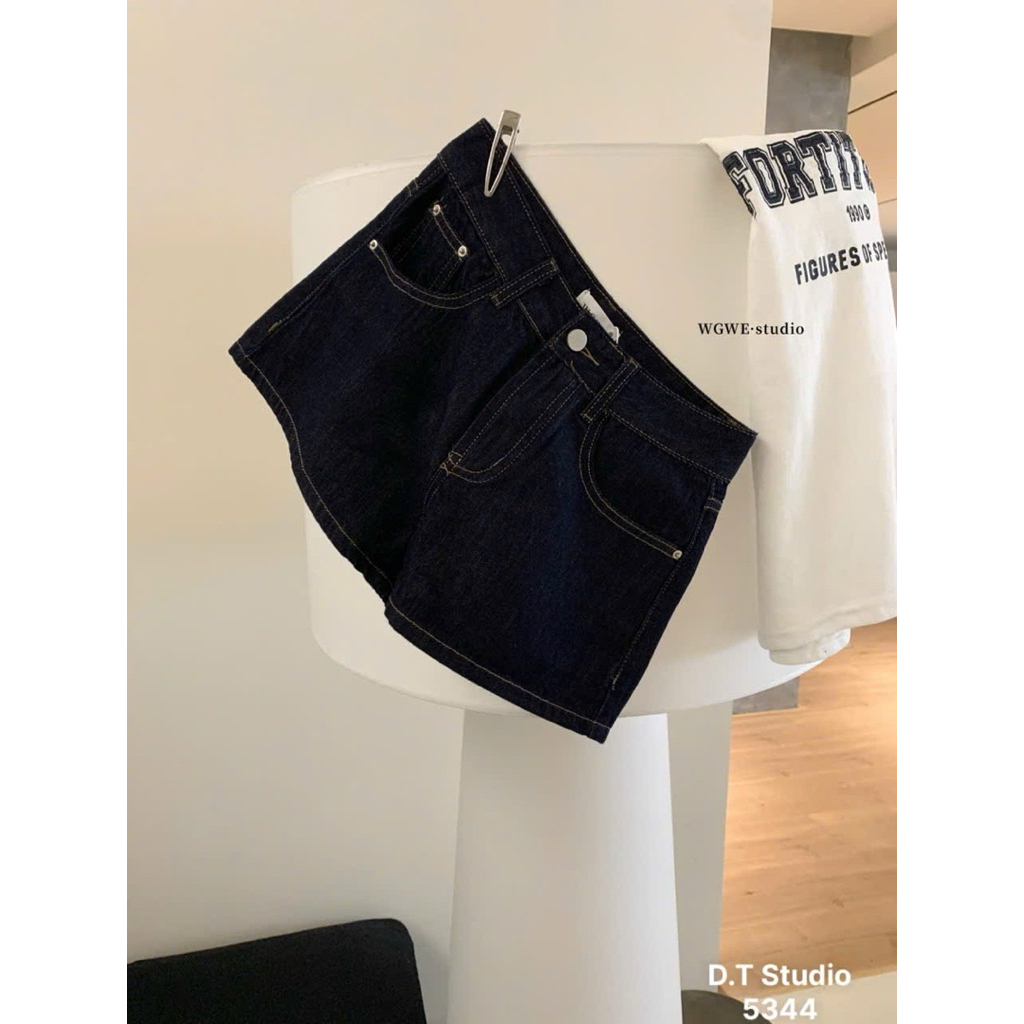 𝒄𝒂𝒎.𝒄𝒍𝒐𝒔𝒆𝒕• /WGWE/ Quần short jean xanh đậm