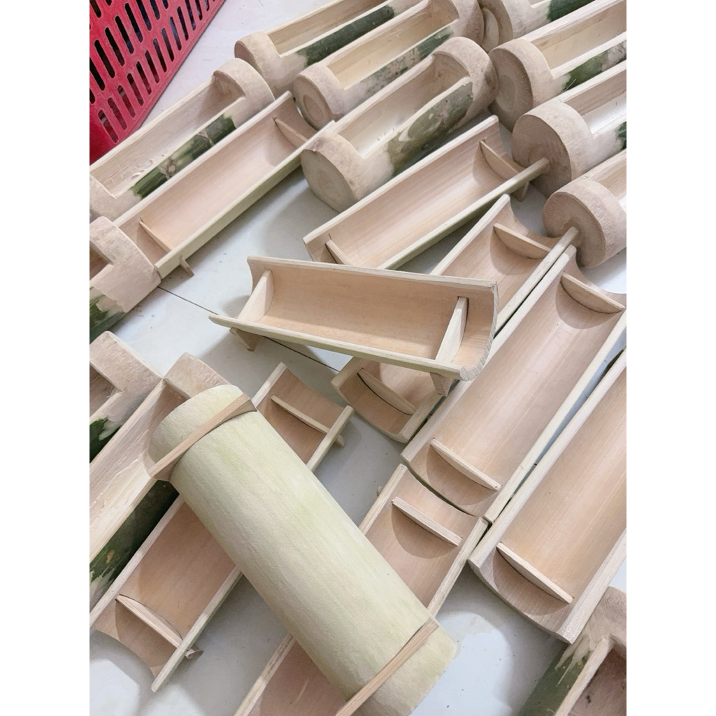combo 5 Khay Tre Đựng Đồ Ăn Handmade – Khay Tre Sushi, Bánh, Trái Cây Trang Trí Bàn Ăn