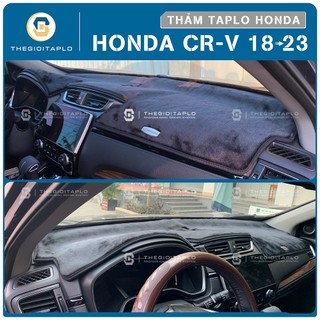 [Honda CRV 2018-2026] Thảm taplo oto da Nano Blockers UV, 3D Flare, Nhung lông tuyết viền Ziczac chống cong vênh