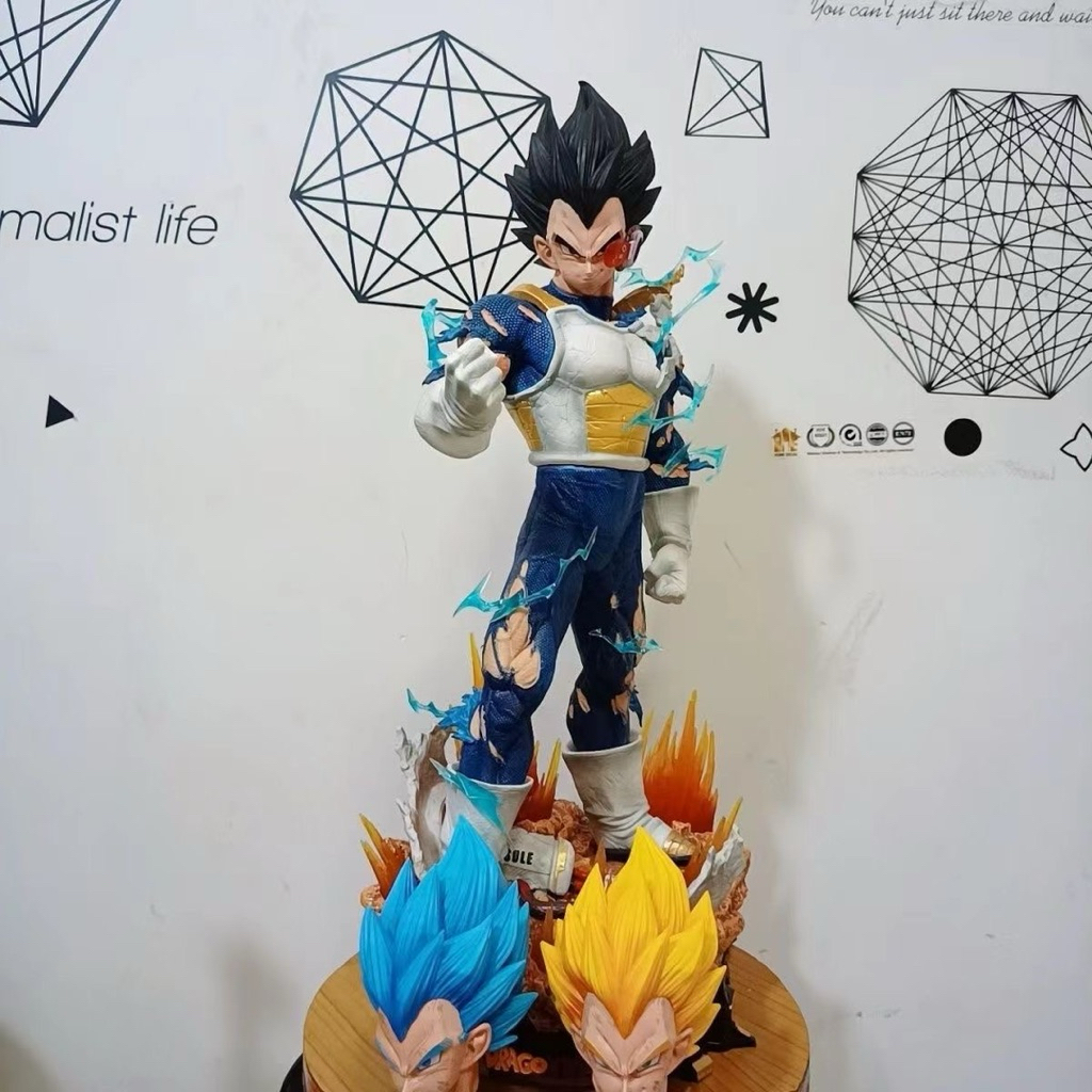 Mô hình Vegeta dagonball 3 đầu thay