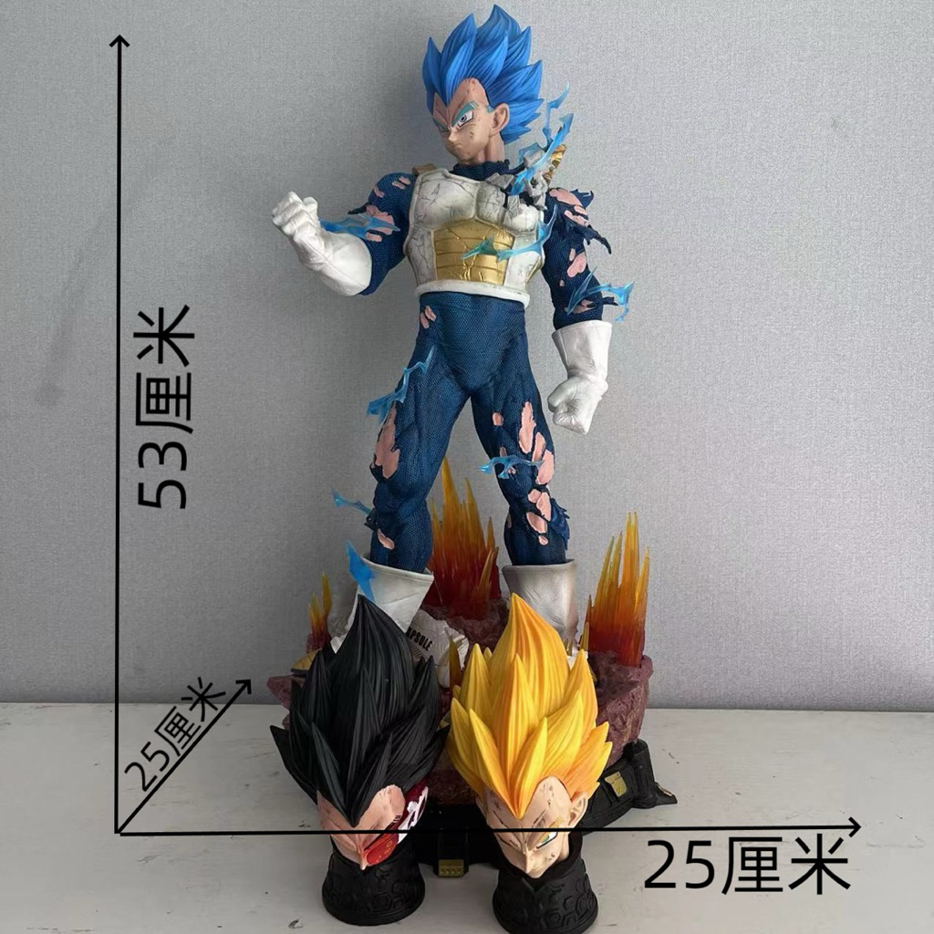 Mô hình Vegeta dagonball 3 đầu thay