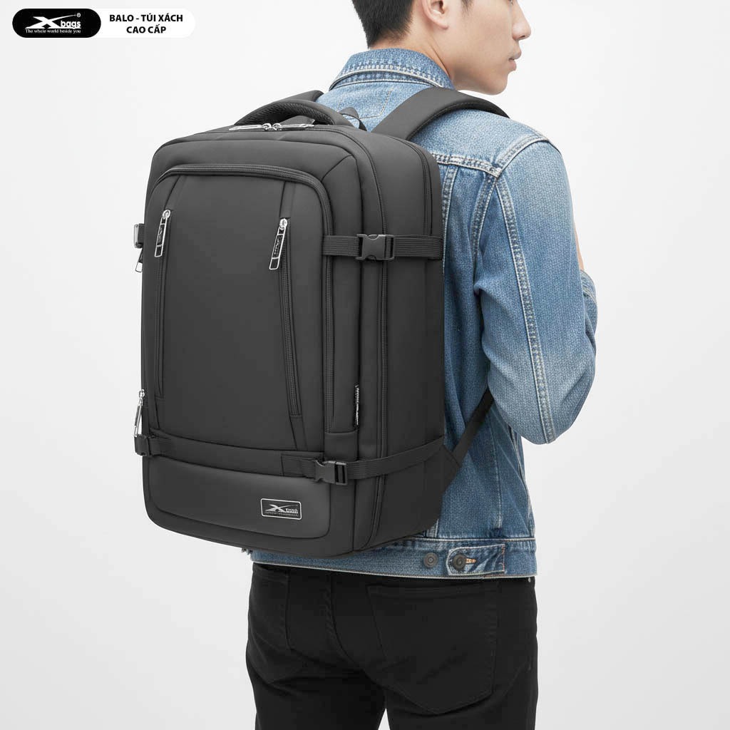 Ba Lô Du Lịch Đa Năng Xbags Leader Pro Xb2010 Đựng Laptop 17 Inch Chống Nước Mở 180 độ Như Vali Sang trọng Đẳng cấp