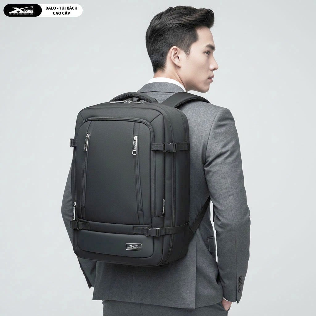 Ba Lô Du Lịch Đa Năng Xbags Leader Pro Xb2010 Đựng Laptop 17 Inch Chống Nước Mở 180 độ Như Vali Sang trọng Đẳng cấp