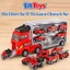 Bộ Gara Ô Tô Tải 6 Trong 1 ToysLit Kèm Bồn Chứa Di Động Và 6 Xe Mini Nhiều Chủ Đề Cho Bé