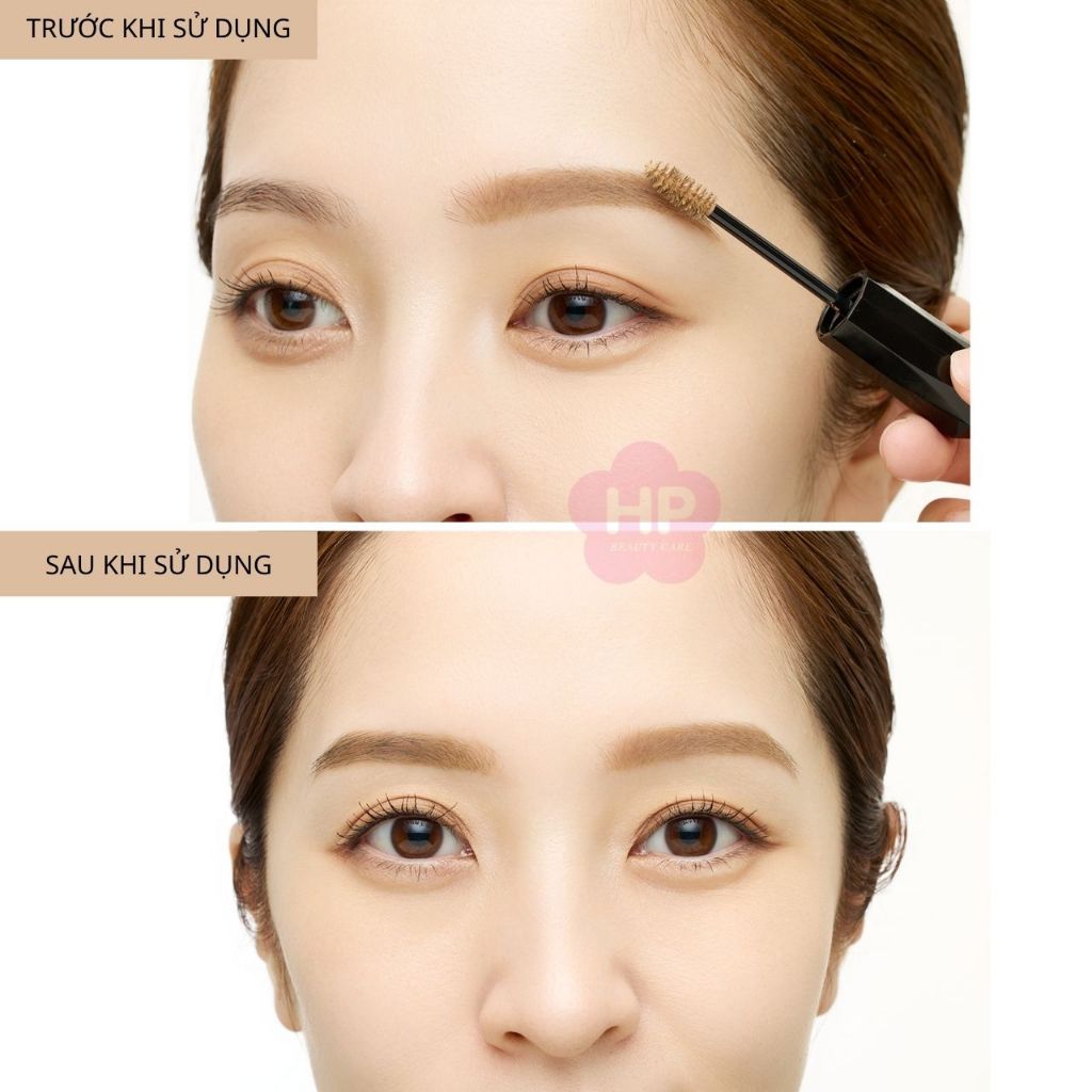 Mascara Chải Đổi Màu Lông Mày Kissme Heavy Rotation Coloring Eyebrow EX 8g (Màu Nâu Sáng EX05)