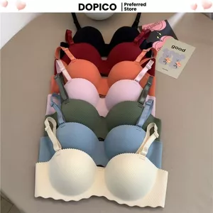 Áo Ngực Nữ Đúc Su Không Gọng, Đệm Bàn Tay Nâng Ngực, Mềm Mát, Giữ Form, Giặt Máy A489