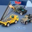 Bộ Gara Ô Tô Tải 6 Trong 1 ToysLit Kèm Bồn Chứa Di Động Và 6 Xe Mini Nhiều Chủ Đề Cho Bé